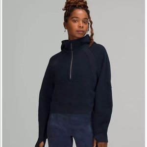 Navy lululemon scuba half zip